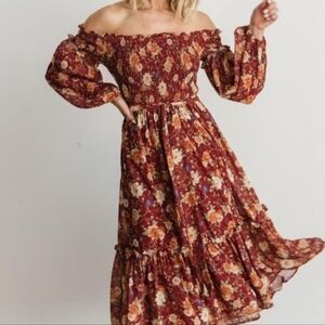 Baltic Born Yorkley Smocked Midi Dress